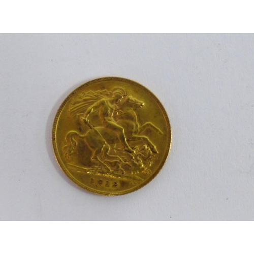 54 - George V gold half sovereign, dated 1912