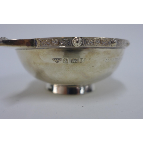 58 - Birmingham silver quaich inscribed Peace Hath Her Victories, 1919 Peace Club