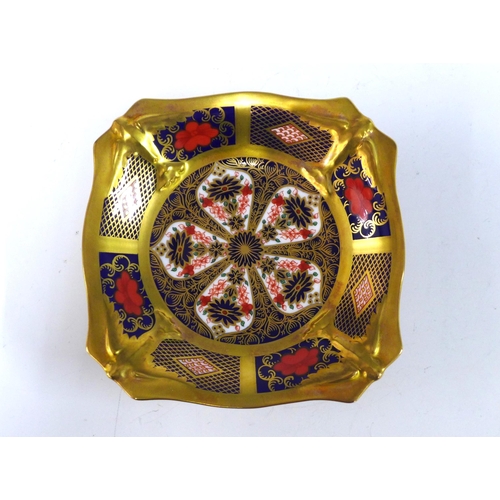 110 - Royal Crown Derby Imari pattern trinket dish, 14cm diameter