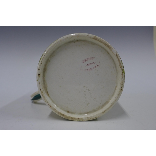 124 - Large Wemyss Ware, Robert Heron & Son, daffodil  patterned mug, handle restored, 14.5cm