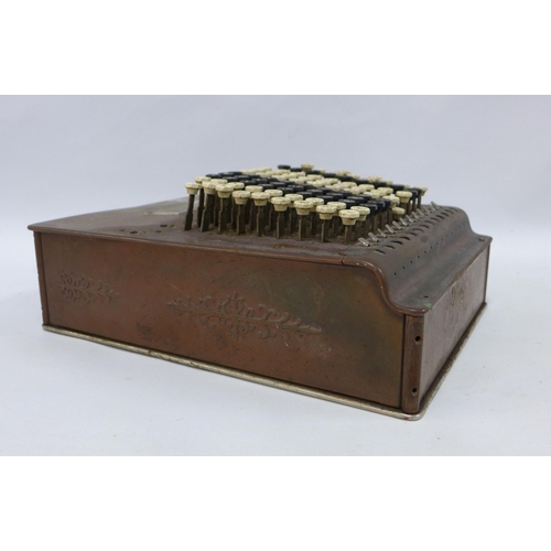 401 - Vintage Comptometer, 36 x 14 x 28cm