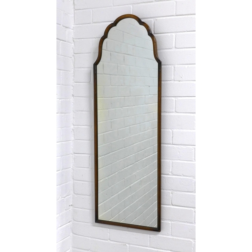 405 - Queen Anne style wall mirror, 36 x 107