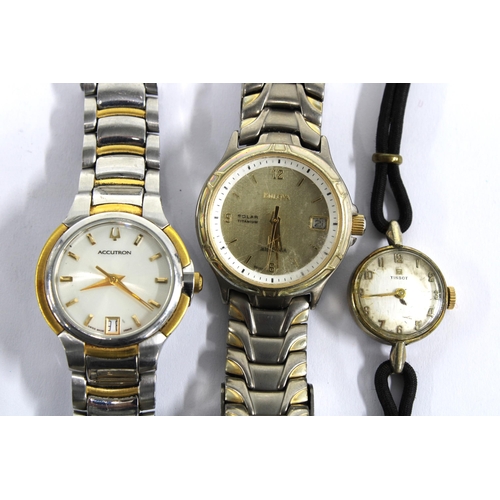 14 - Ladies wristwatches to include Bulova Solar Titanium, Accutron and a vintage Tissot (3)