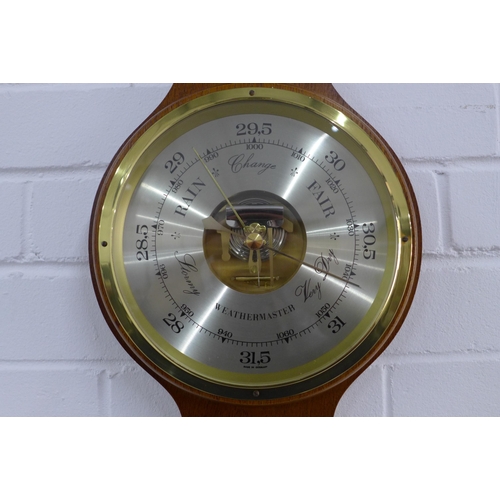 213 - Weathermaster wall barometer, 25 x 73cm.