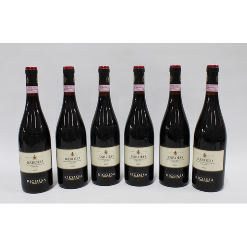 403 - Six bottles of Barolo Ricossa 2007 (6)