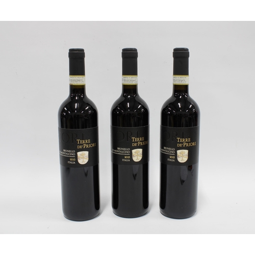 405 - Three bottles of Brunello di Montalcino Terre de' Priori , 2013, 2015 and 2015 (3)