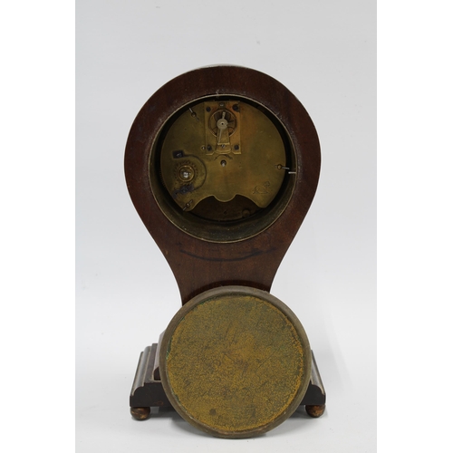 419 - Early 20th century mahogany mantle clock