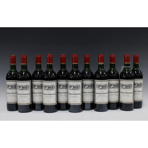 488 - Château Petit Puch 1985 Bordeaux Supérieur, Anthony Barton & Co, 11.5% vol, 75cl, eleven bottles