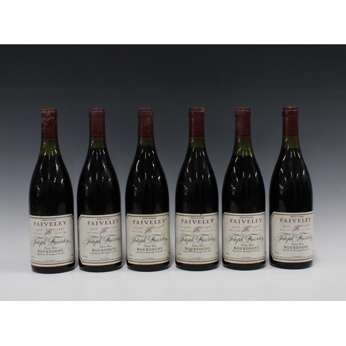 489 - Joseph Faiveley 1988 Pinot Noir, Bourgogne, 12% vol, 750ml, six bottles (6)