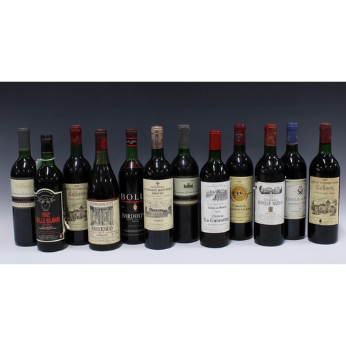 498 - Twelve various bottles of vintage red wine to include Bollo Bardolino, Lungarotti Rubesco Reserva 19... 