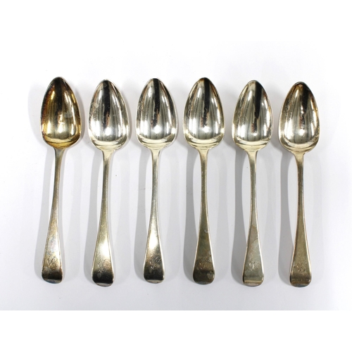 85 - Set of six Georgian silver teaspoons, by Sarah & John William Blake, circa 1810 (6)