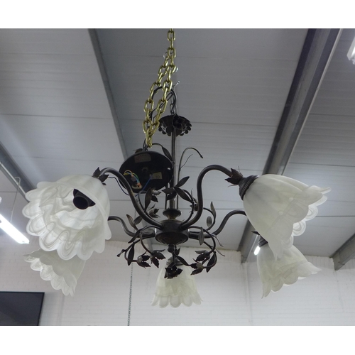 535 - Two modern light fittings (2)