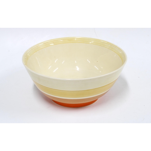 116 - CLARICE CLIFF Liberty striped band bowl, for Newport Pottery with printed factory marks, 21 x 9cm.