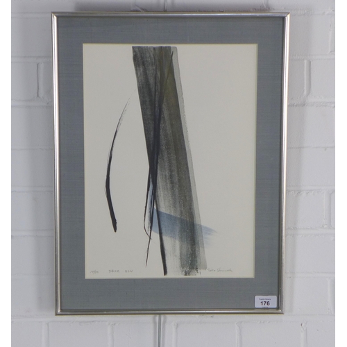 176 - TOKO SHINODA (JAPANESE 1913-2021) FROM NOW, lithograph, signed and numbered 15/50, framed under glas... 