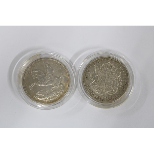 99 - George V Silver Jubilee crown and a George VI 1937 crown (2)