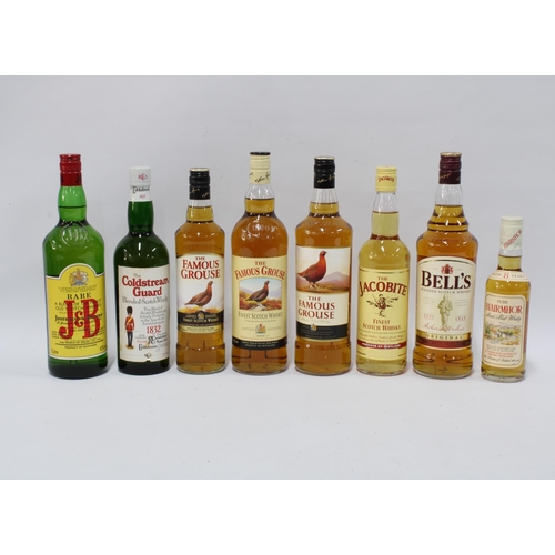 461 - Whisky to include Coldstream Guard Blended, The Jacobite, Bell's, J&B (Justerini & Brooks) all 70cl ... 