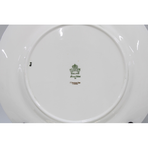 488 - Aynsley bone china tablewares to include plates, side plates, bowls and two tureens, pattern No 8213