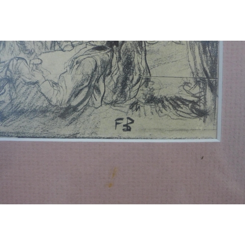 15 - SIR FRANK BRANGWYN R.A., R.W.S., R.B.A. (BRITISH 1867-1956) print, framed under glass, 30 x 37cm