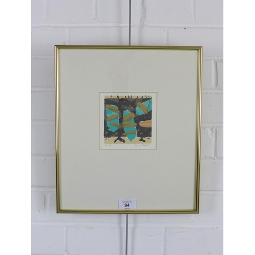 94 - WILLIAM LITTLEJOHN RSA RSW RGI (SCOTTISH 1929 - 2006), screenprint 18/75, signed in pencil and frame... 