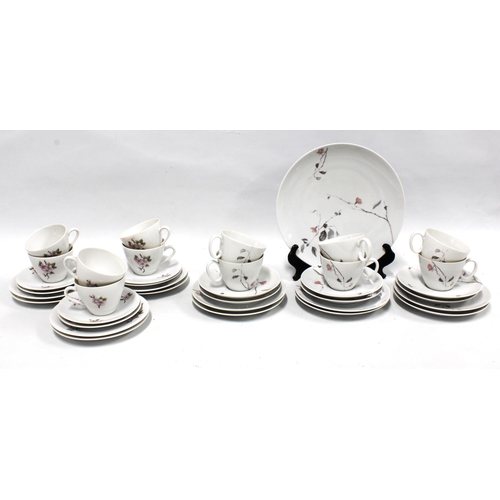 119 - Seltmann Weiden K West German floral six place tea set, together with a Continental China Raymond Lo... 