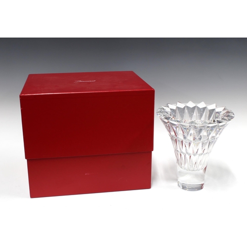 375 - Baccarat crystal Spirit vase, 24cm, boxed