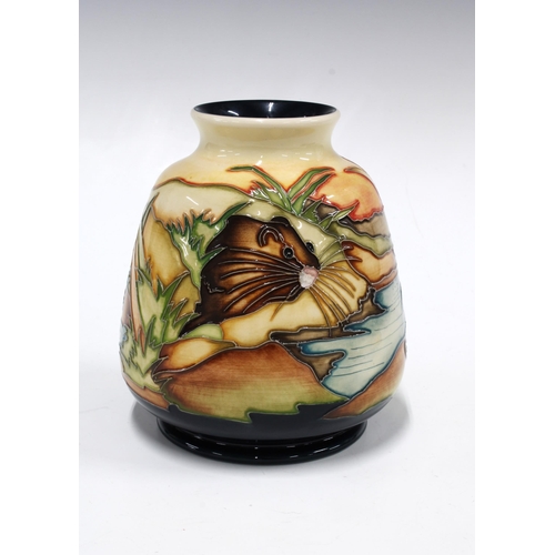 123 - Moorcroft King of the Waterways Ltd Ed vase, designed by Kerri Goodwin, made for the RSPB, numbered ... 