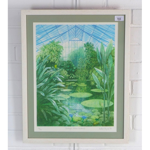 163 - ARTHUR BYRNE, EDINBURGH BOTANICAL GARDENS 2, Ltd Ed print 20/60, signed with pencil and framed under... 