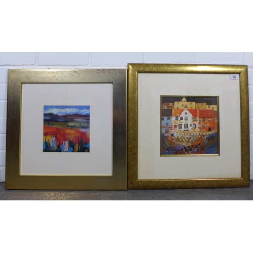 199 - George Birrell framed print and another similar, (2)