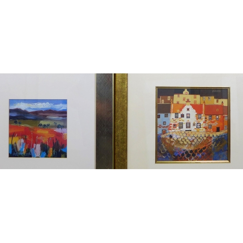 199 - George Birrell framed print and another similar, (2)