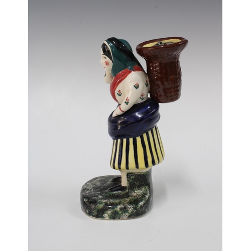 384 - Griselda Hill Pottery, 'The Prestonpans Fishwife', 20cm