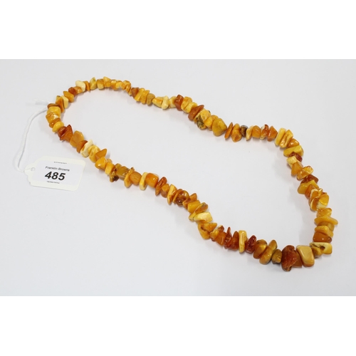 485 - Strand of amber beads