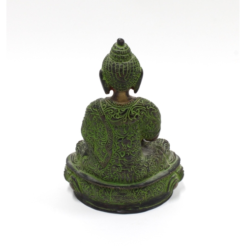 511 - indian bronze Buddha, 19cm