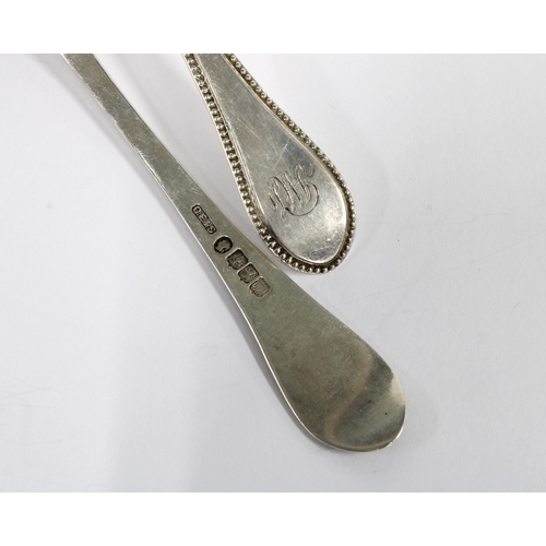 70 - Victorian set of eleven silver teaspoons, Glasgow 1867 (11)