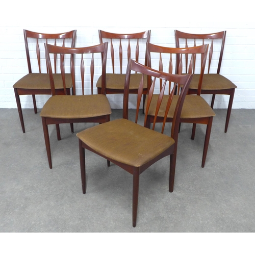 231 - Set of six Mid-century dining chairs, 50 x 83cm. (6)