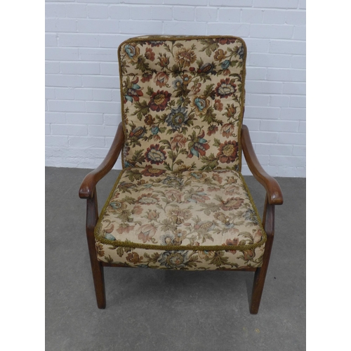 236 - Ercol style armchair, 66 x 86 x 70cm.