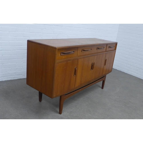 262 - G-Plan teak Fresco sideboard, 152 x 85 x 46cm.