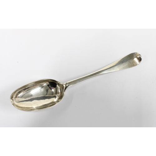 30 - 18th century Scottish provincial silver Hanoverian pattern tablespoon, George Cooper, Aberdeen, 20cm