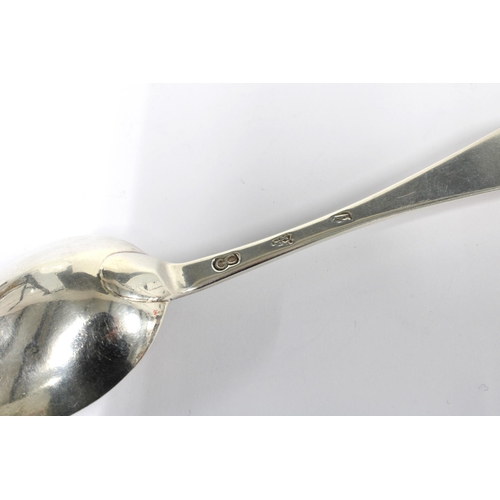 30 - 18th century Scottish provincial silver Hanoverian pattern tablespoon, George Cooper, Aberdeen, 20cm