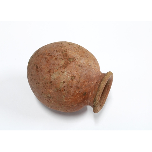 344 - Ancient Egyptian Pre Dynastic 'Red Ware' Naqada CA 3000 BC, with an old collectors label to the base... 