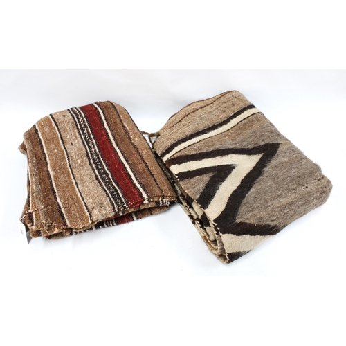 358 - Two Navajo wool blankets (2)