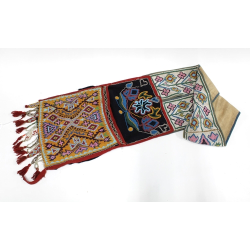 359 - Native American beadwork saddle bag