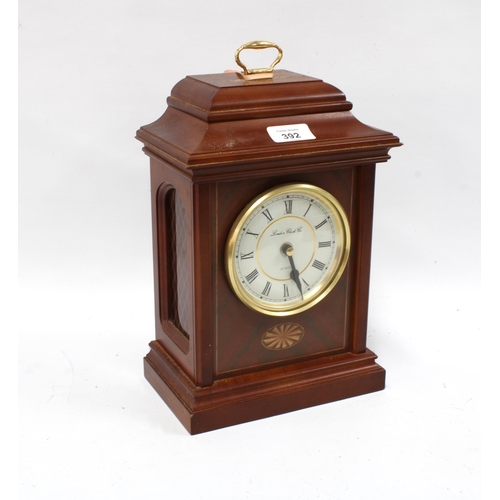 392 - London Clock Co mantle clock, 31cm