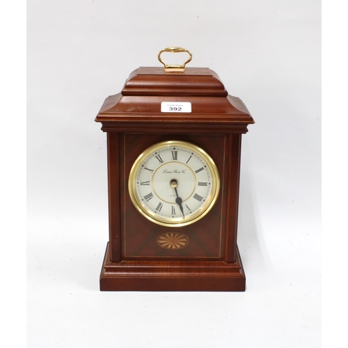 392 - London Clock Co mantle clock, 31cm