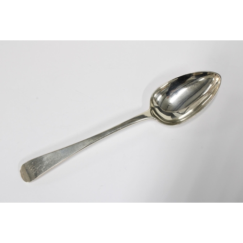 52 - Arbroath, Scottish provincial silver tablespoon by Andrew Davidson, 22cm