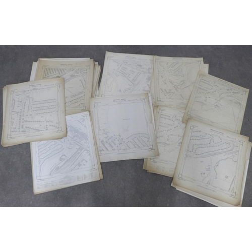 294 - Quantity of Edinburgh and Environs vintage Ordnance survey maps / charts, mainly 1944 - 1953