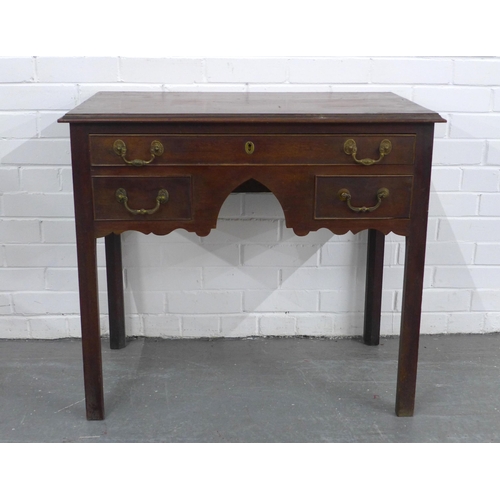 245 - 19th century lowboy table, 83 x 74 x 48cm.