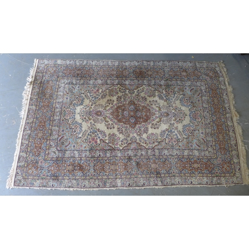 274 - Isfahan style rug,  220 x 138cm.