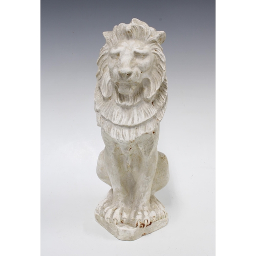 301 - After Alfred George Stevens (1817-1875), a plaster model of a seated lion, 20th century, 34cm

Prove... 