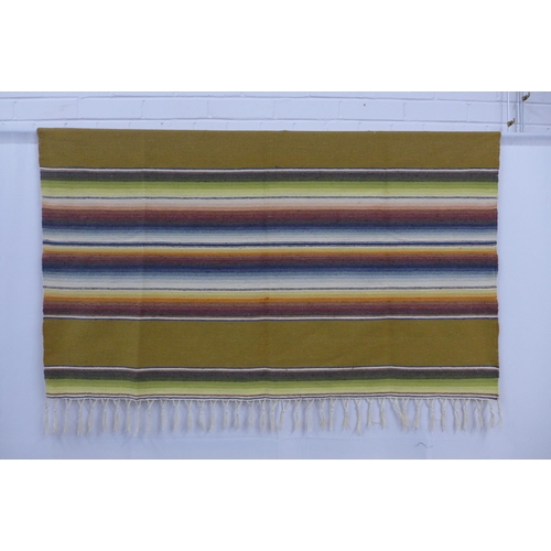 395 - South American blanket,  120 x 212cm