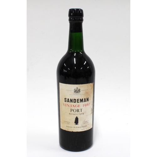 455 - Sandeman Vintage Port 1967, bottled in 1969.